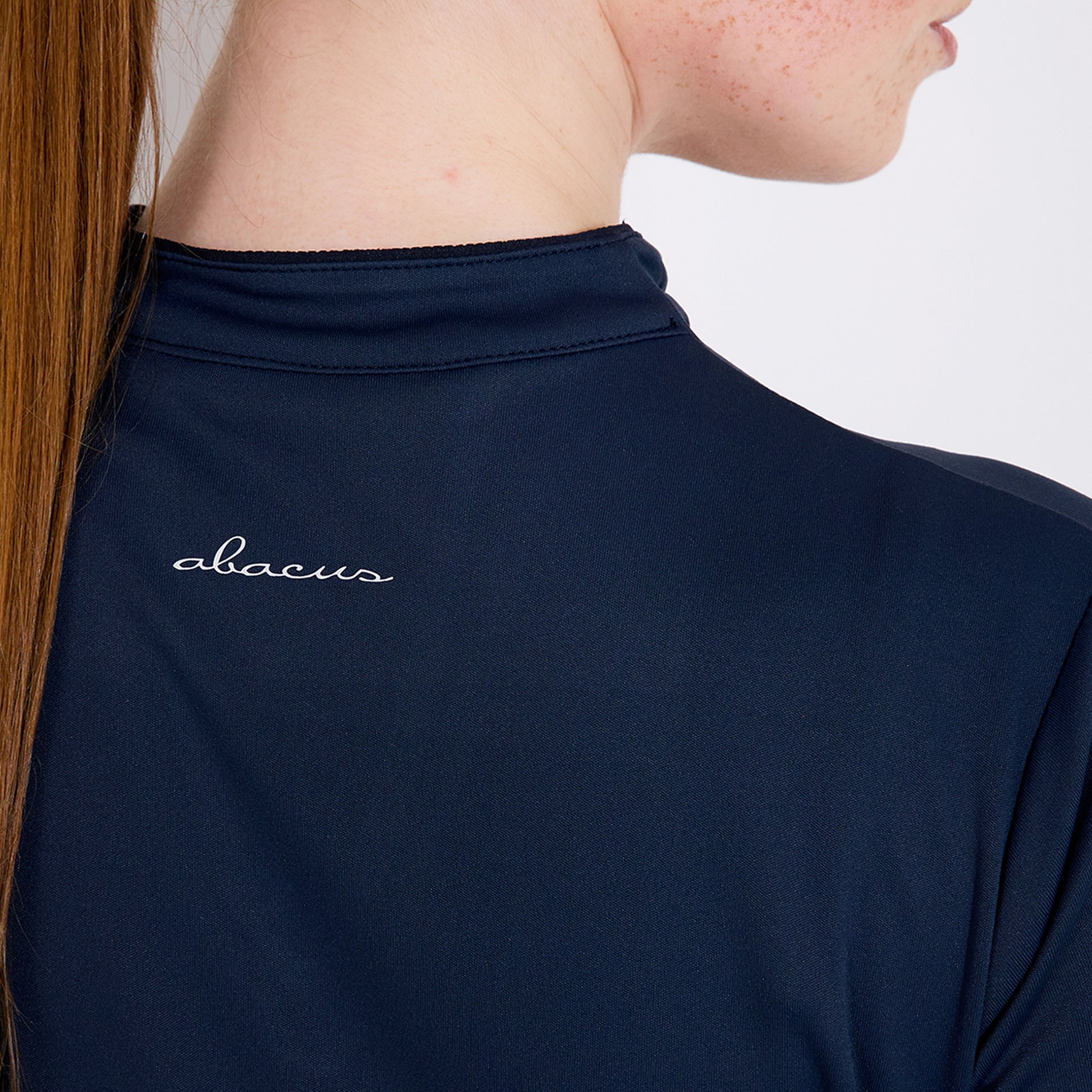 Abacus Ladies DryCool Cap Sleeve Polo in Navy - Soft, Stretch