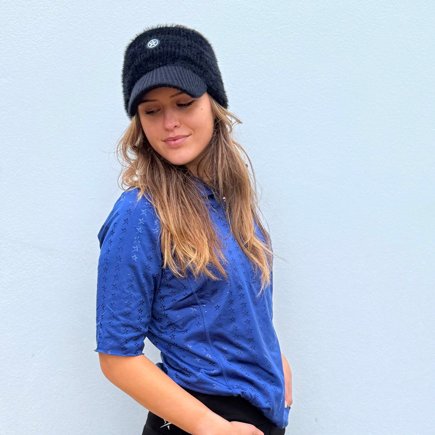 Swing Out Sister Ladies Brushed Backed Half Sleeve Top with 1/4 Zip