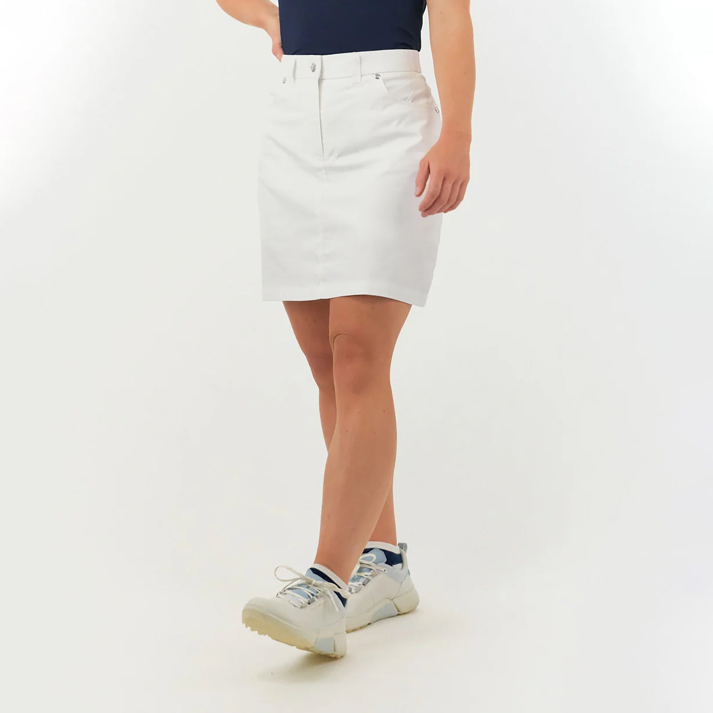 Pure Golf Ladies Stretch Skort in White