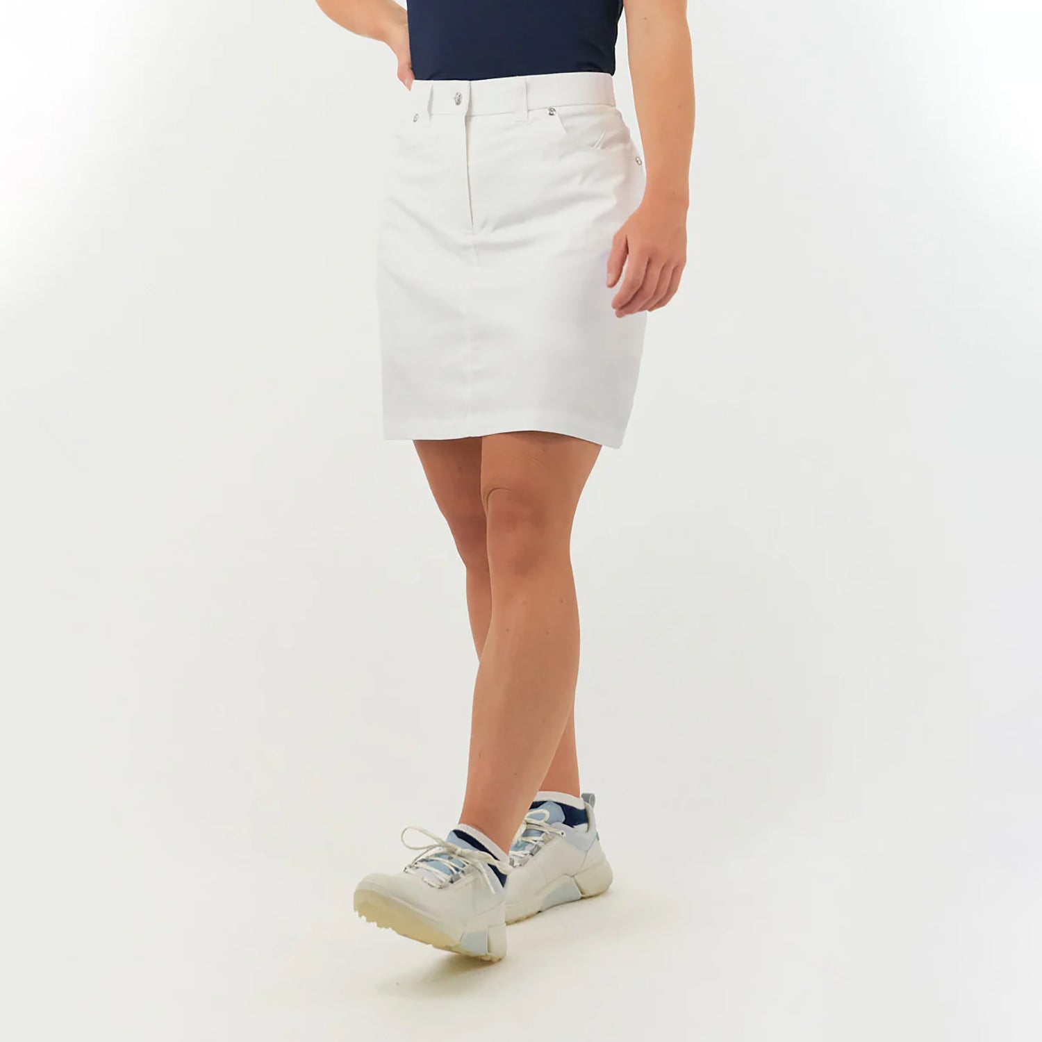 Pure Golf Ladies Stretch Skort in White