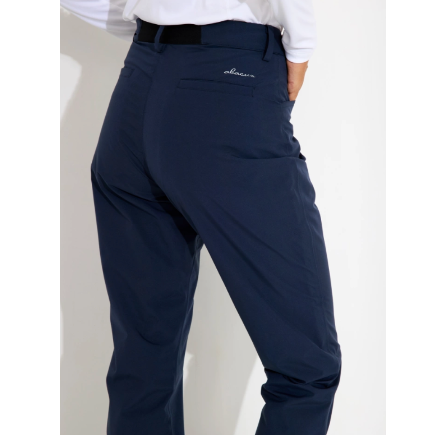 Abacus Ladies Warm Waterproof Trousers with Brushed Inner in Navy
