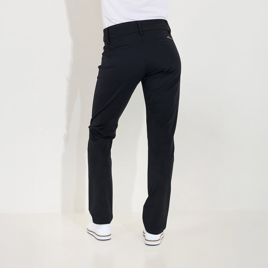 Abacus Ladies Pull-On Midwaist Trousers in Black - Effortless Style & Performance