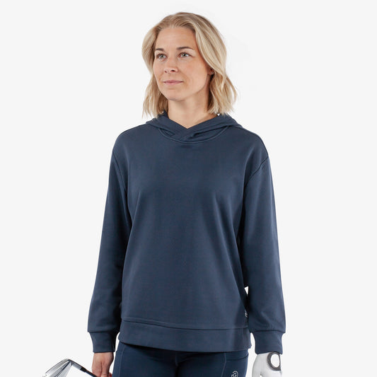 Galvin Green Ladies Navy Insulating Hooded Sweatshirt for Ultimate Game-Day Comfort