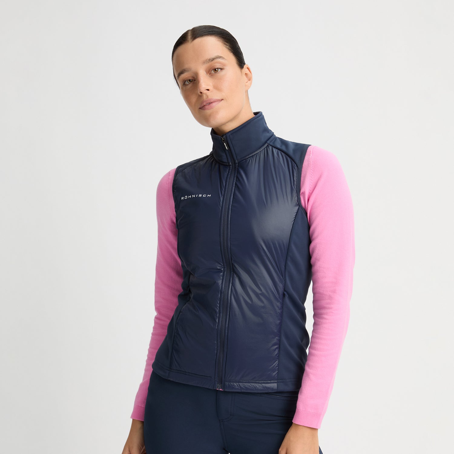 Rohnisch Ladies Navy Hybrid Golf Gilet