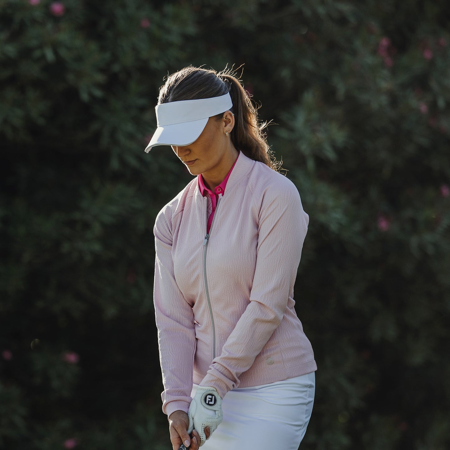 Galvin Green Women's Textured Jacket - Sleek INSULA Warmth with a Refined Feminine Silhouette