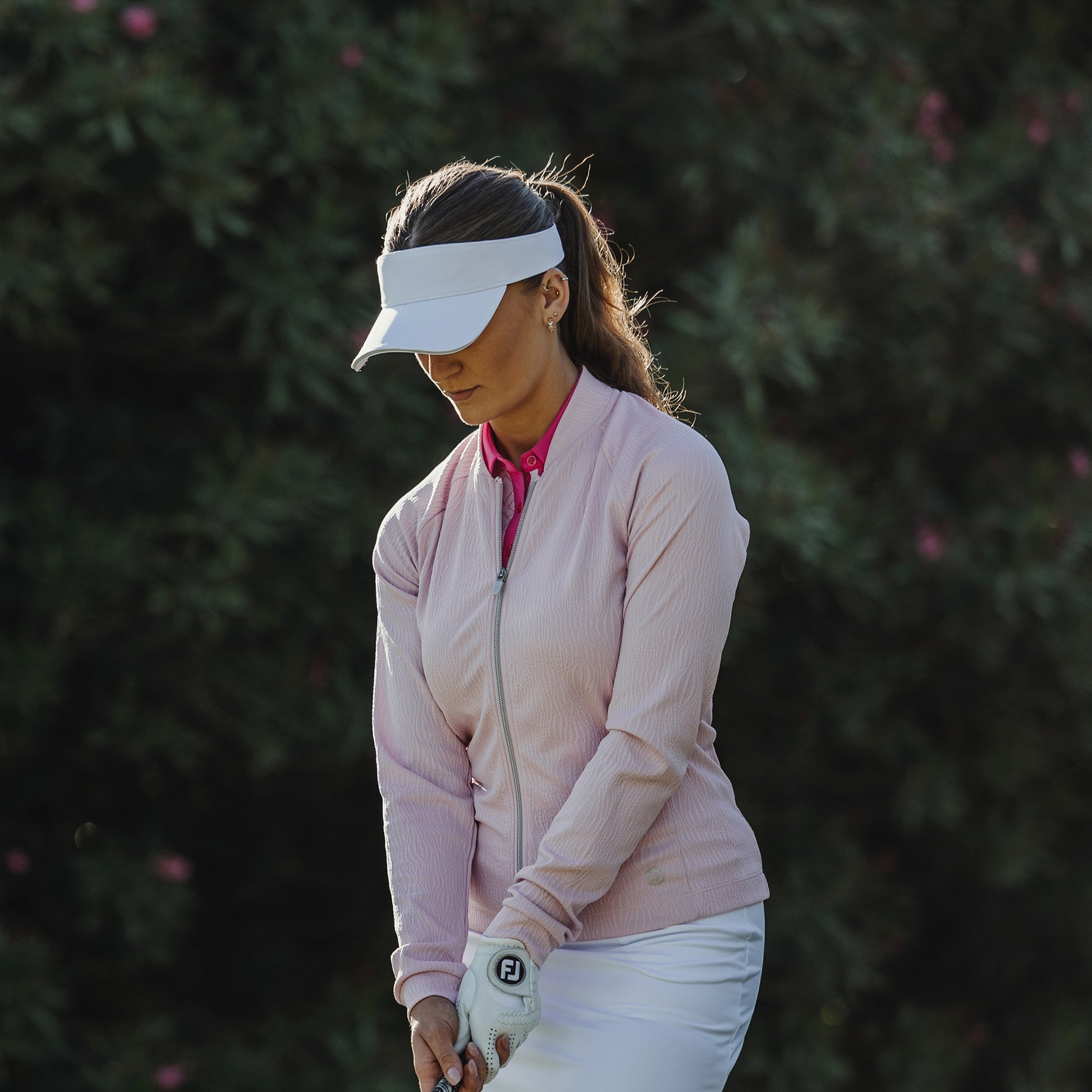 Galvin Green Women's Textured Jacket - Sleek INSULA Warmth with a Refined Feminine Silhouette