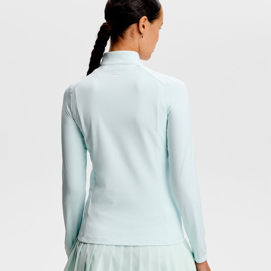 J.Lindeberg Ladies 1/4 Zip Mid-Layer - Lightweight Warmth for Active Days