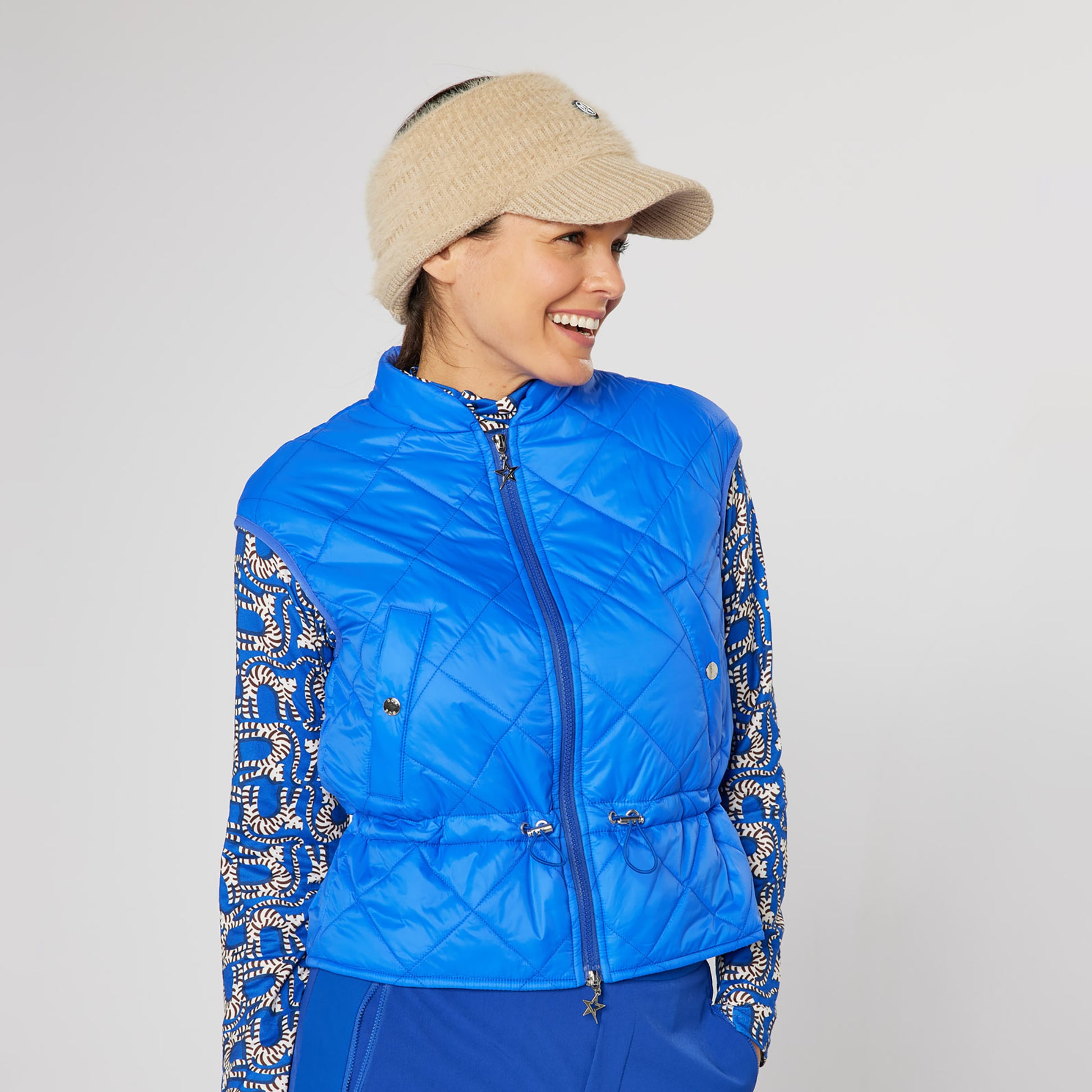 Swing Out Sister Ladies Insulated Gilet with Drawstring Waist