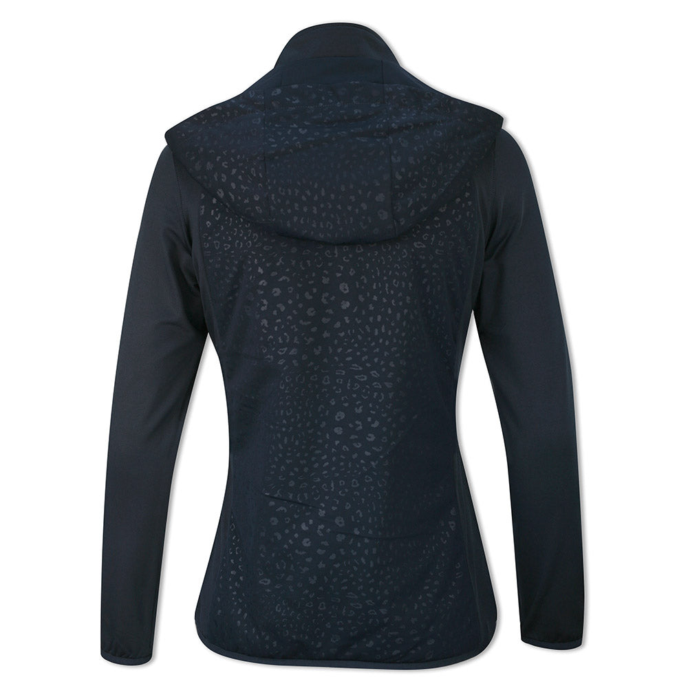 Glenmuir Ladies Hybrid Jacket with Hood in Navy