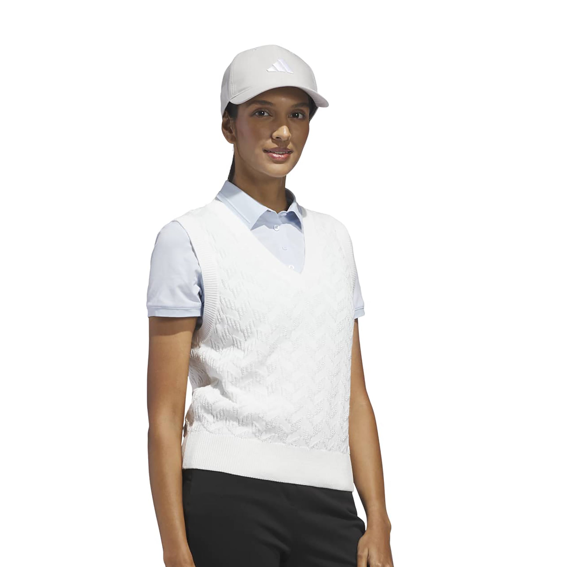 adidas Golf Ladies Knitted Sleeveless Sweater