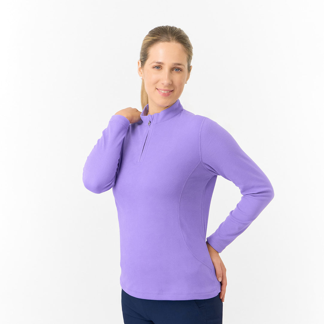 Pure Golf Ladies Super Soft 1/4 Zip Fleece