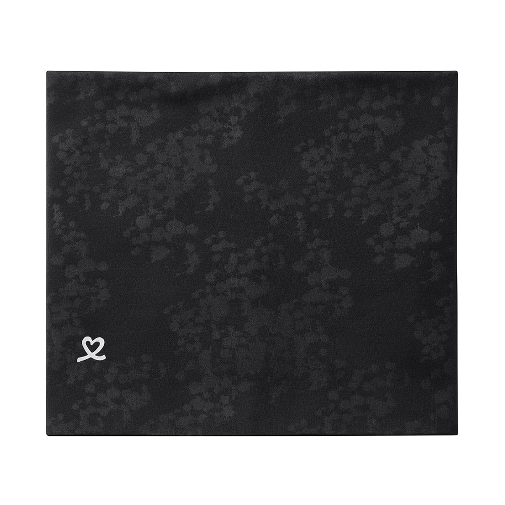 Daily Sports Ladies Neck Warmer in Black with Heat Printed Dots