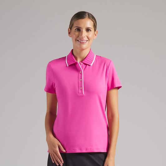 Puma Golf Ladies Short Sleeve Polo with Super Soft Feel for All Day Comfort
