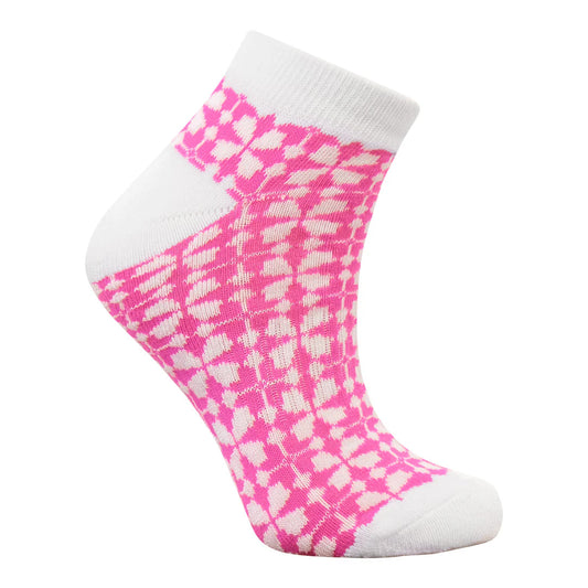 Surpizeshop Ladies 3 Pair Pack of Printed Golf Socks