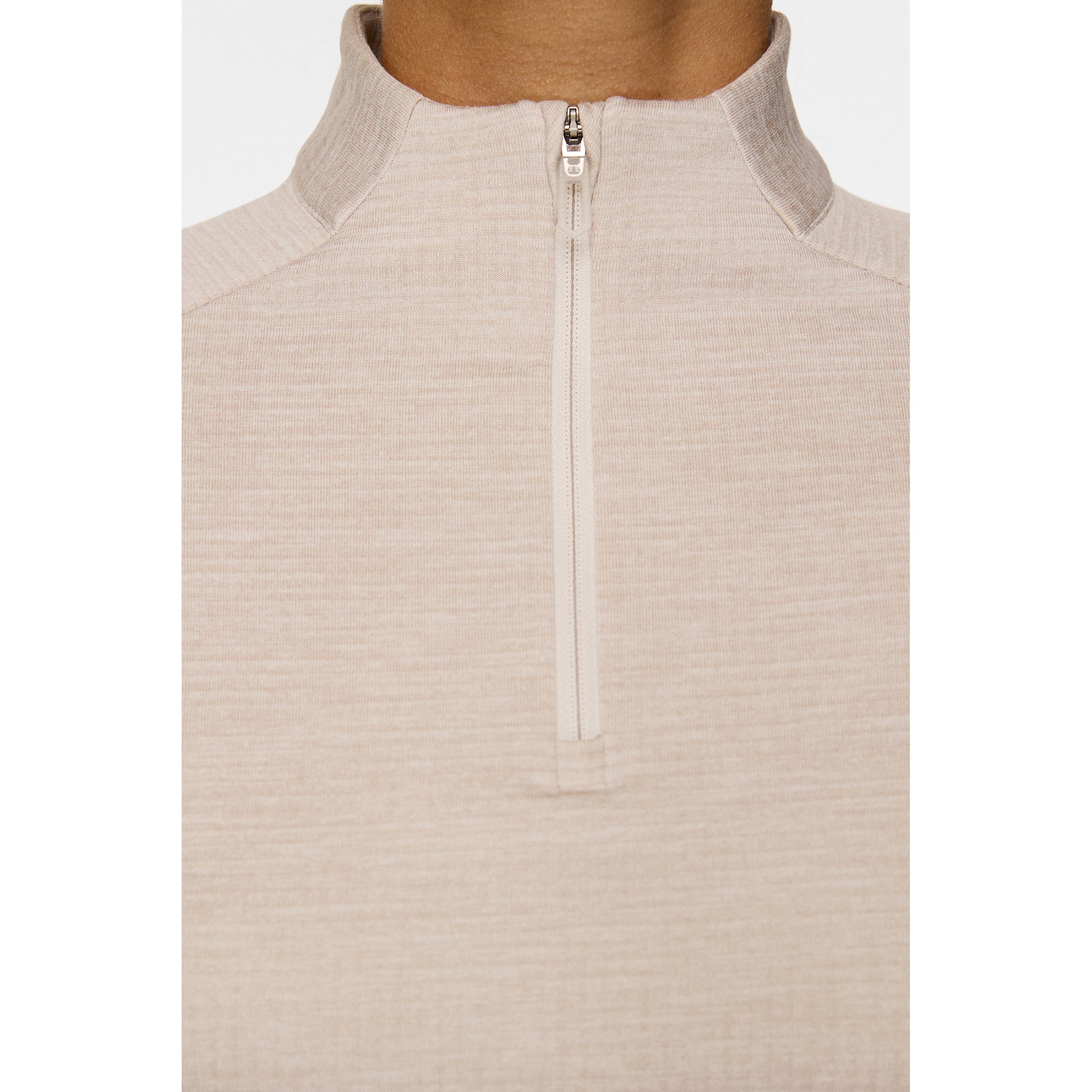 J.Lindeberg Ladies Heathered Zip-Neck Mid-Layer