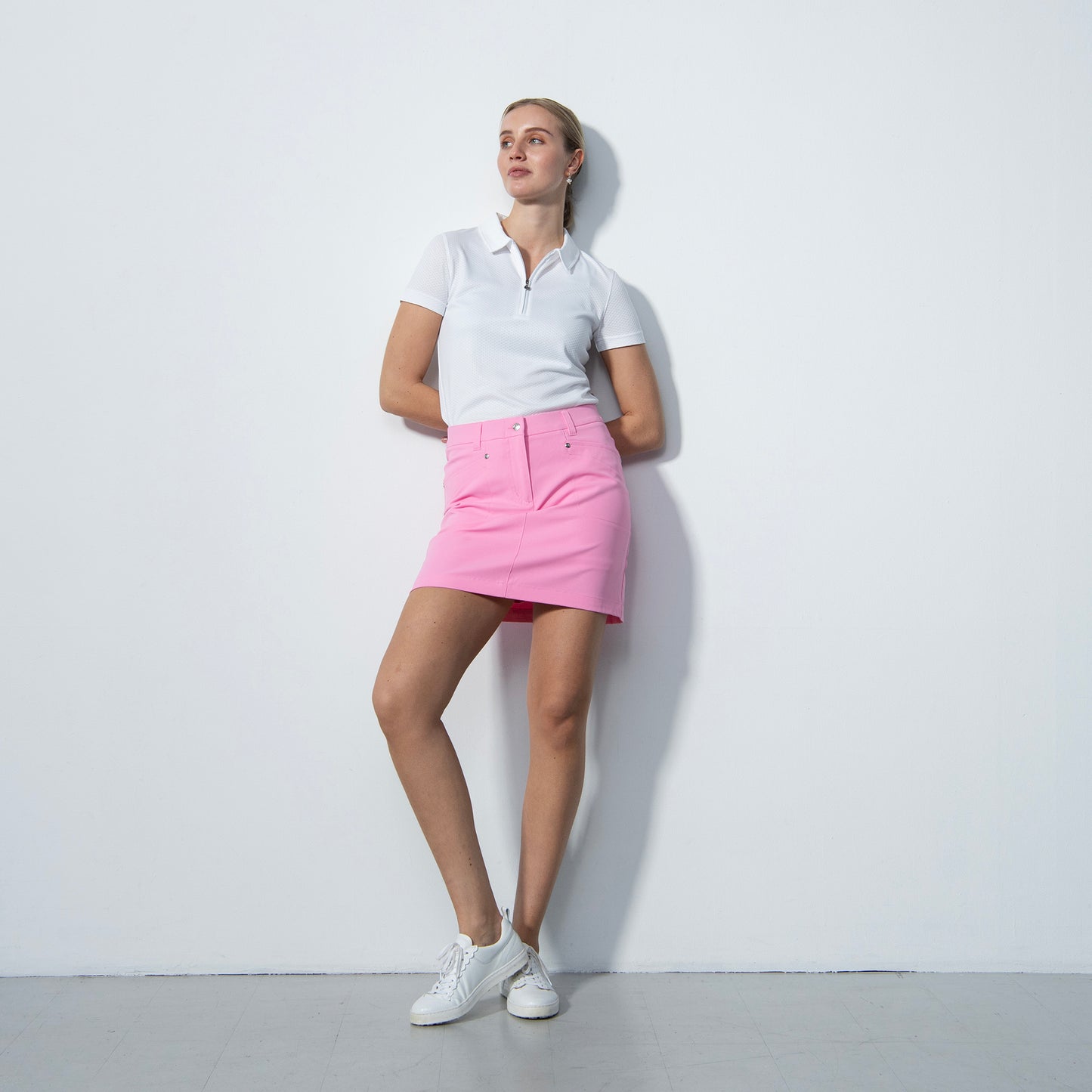 Daily Sports Ladies Stretch Pink Sky Golf Skort