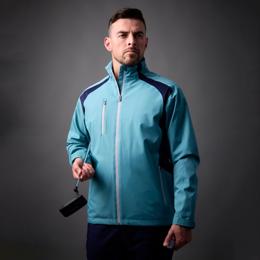 Sunderland Mens Waterproof Jacket with Contrast Panels and Lifetime Guarantee
