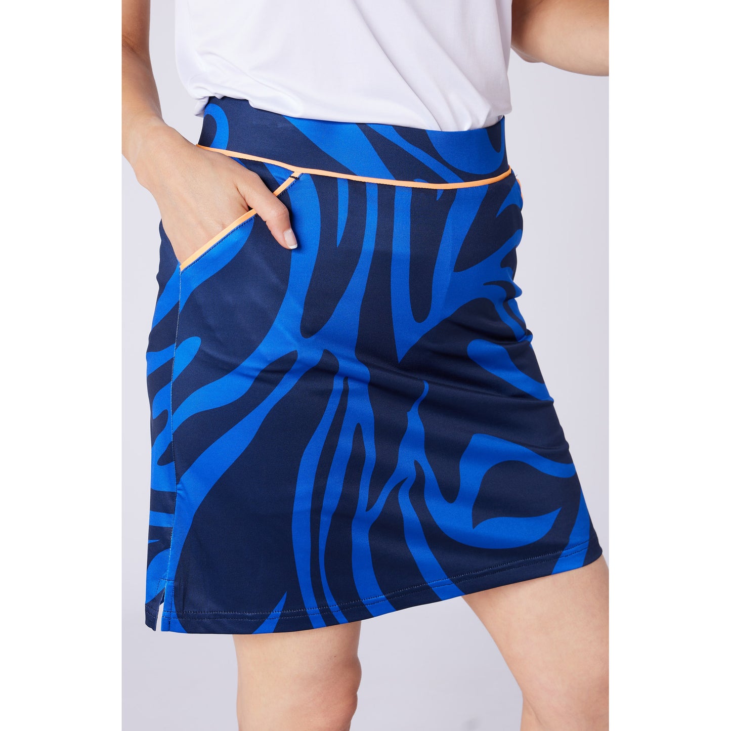 Swing Out Sister Ladies Pull-On Tiger Print Skort