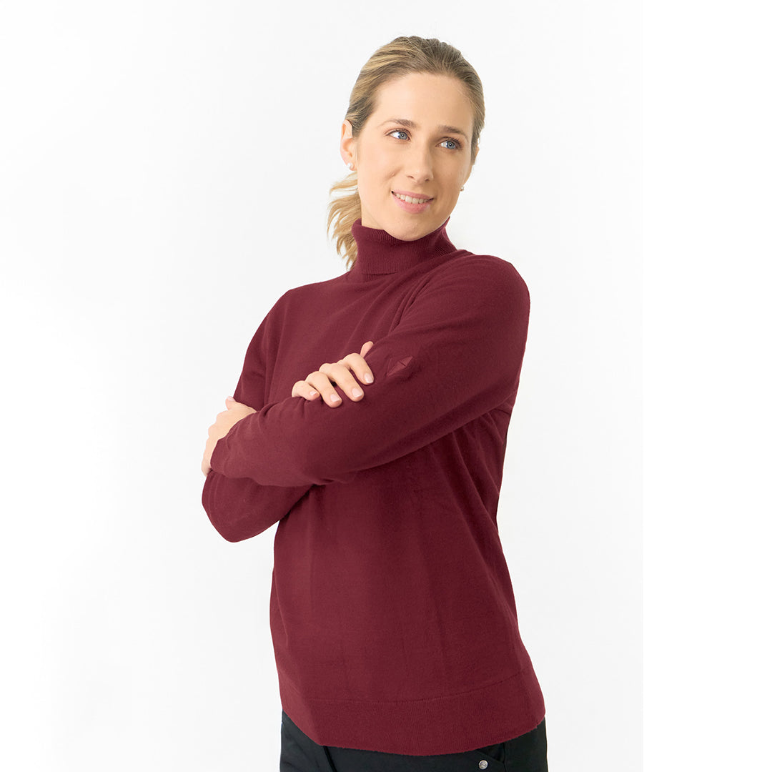 Pure Golf Ladies Super Soft Fur Lined Roll Neck