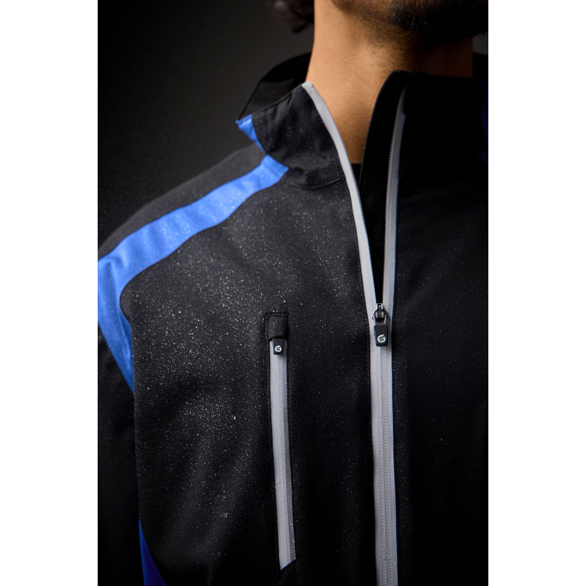 Sunderland Mens Waterproof Jacket with Contrast Panels and Lifetime Guarantee