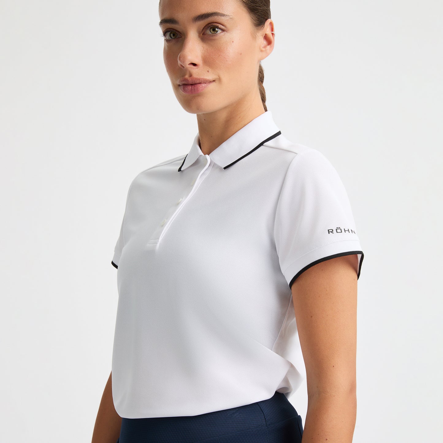 Rohnisch Ladies Classic Polo Shirt with Contrast Trim - Lightweight Comfort for All-Day Ease