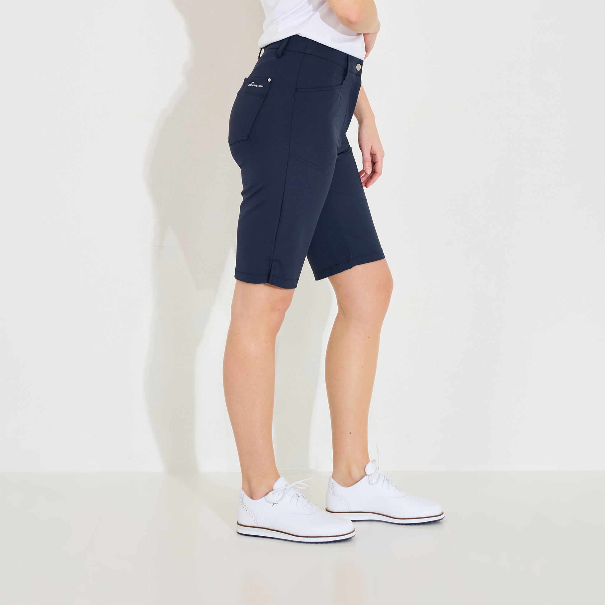 Abacus Ladies City Shorts in Navy - Where Comfort Meets Chic