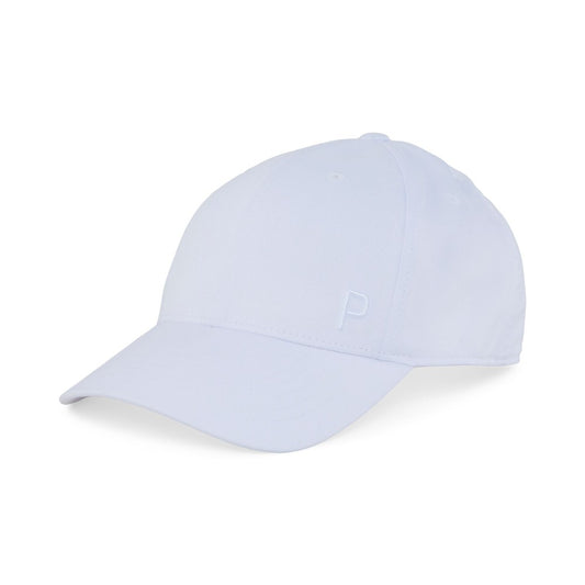 Puma Ladies Ladies Cap with P Logo in Bright White