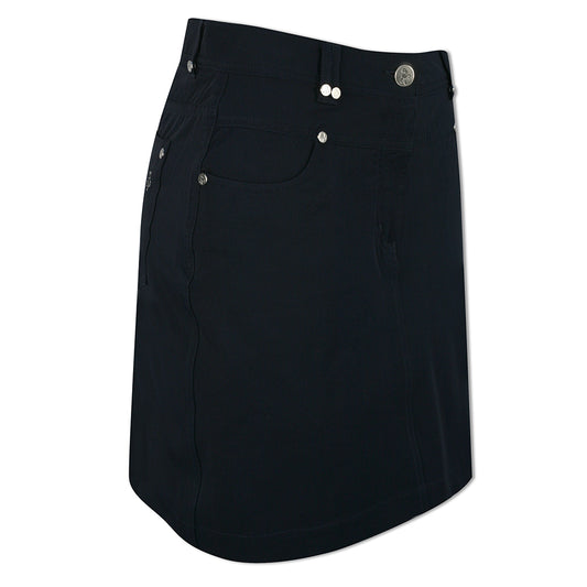 Green Lamb Ladies Stretch Skort with UPF30 Protection in Navy Blue