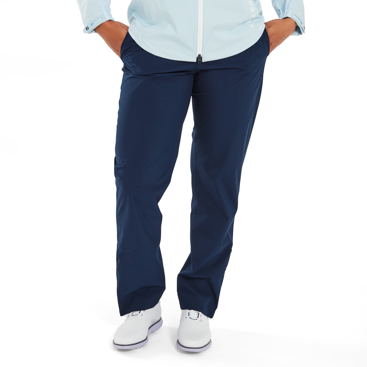 FootJoy Ladies Navy Lightweight Waterproof Trousers