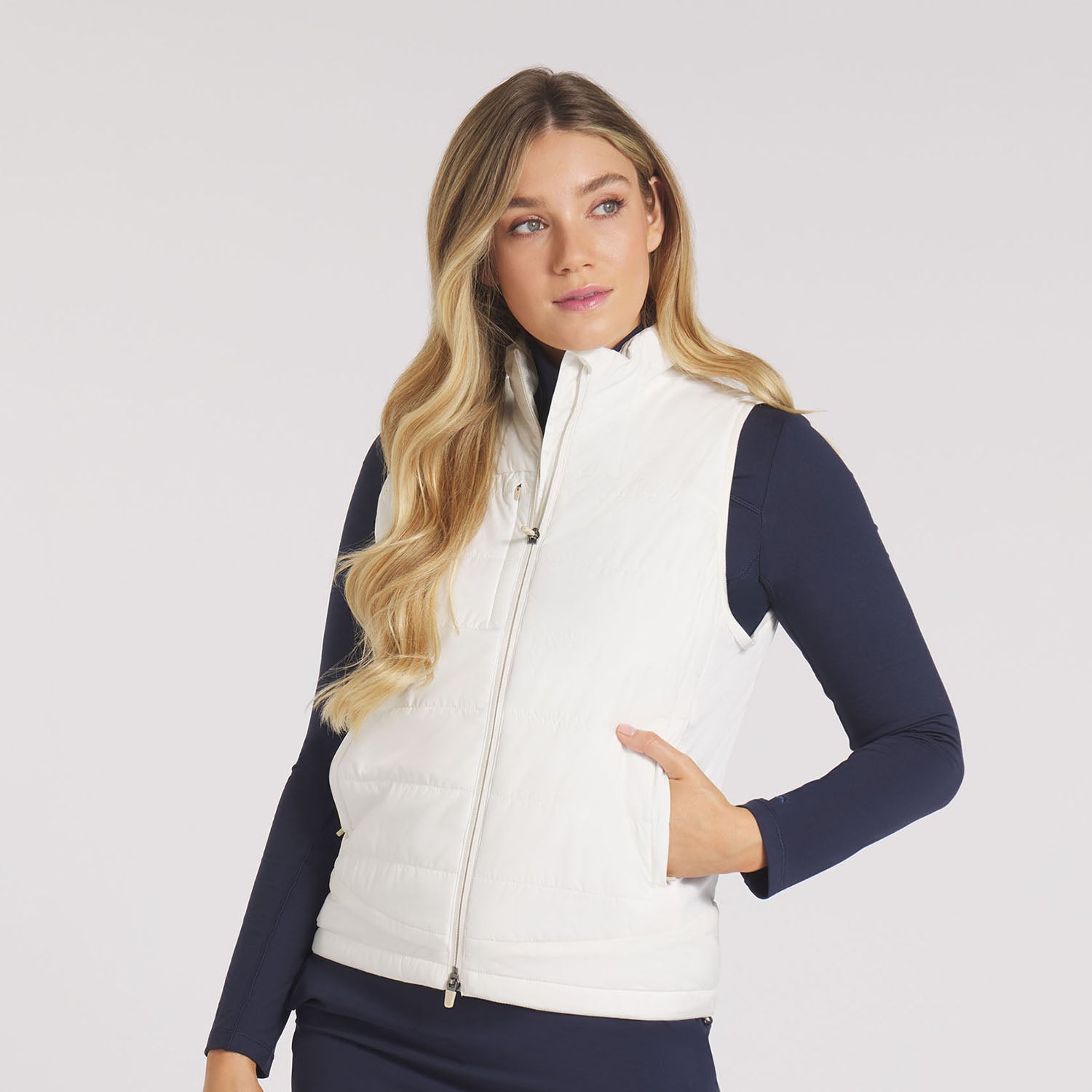 Puma Golf Ladies Quilted Vest with Primaloft Insulation