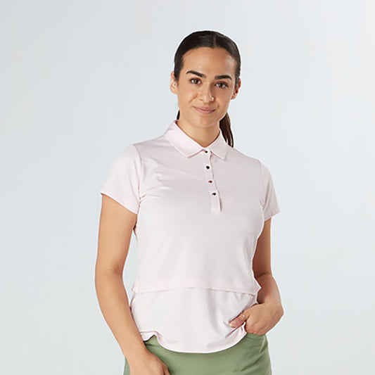 Swing Out Sister Cherry Blossom Cap Sleeve Polo
