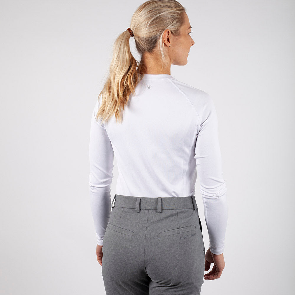 Galvin Green Ladies Long Sleeve Thermal Base Layer in White