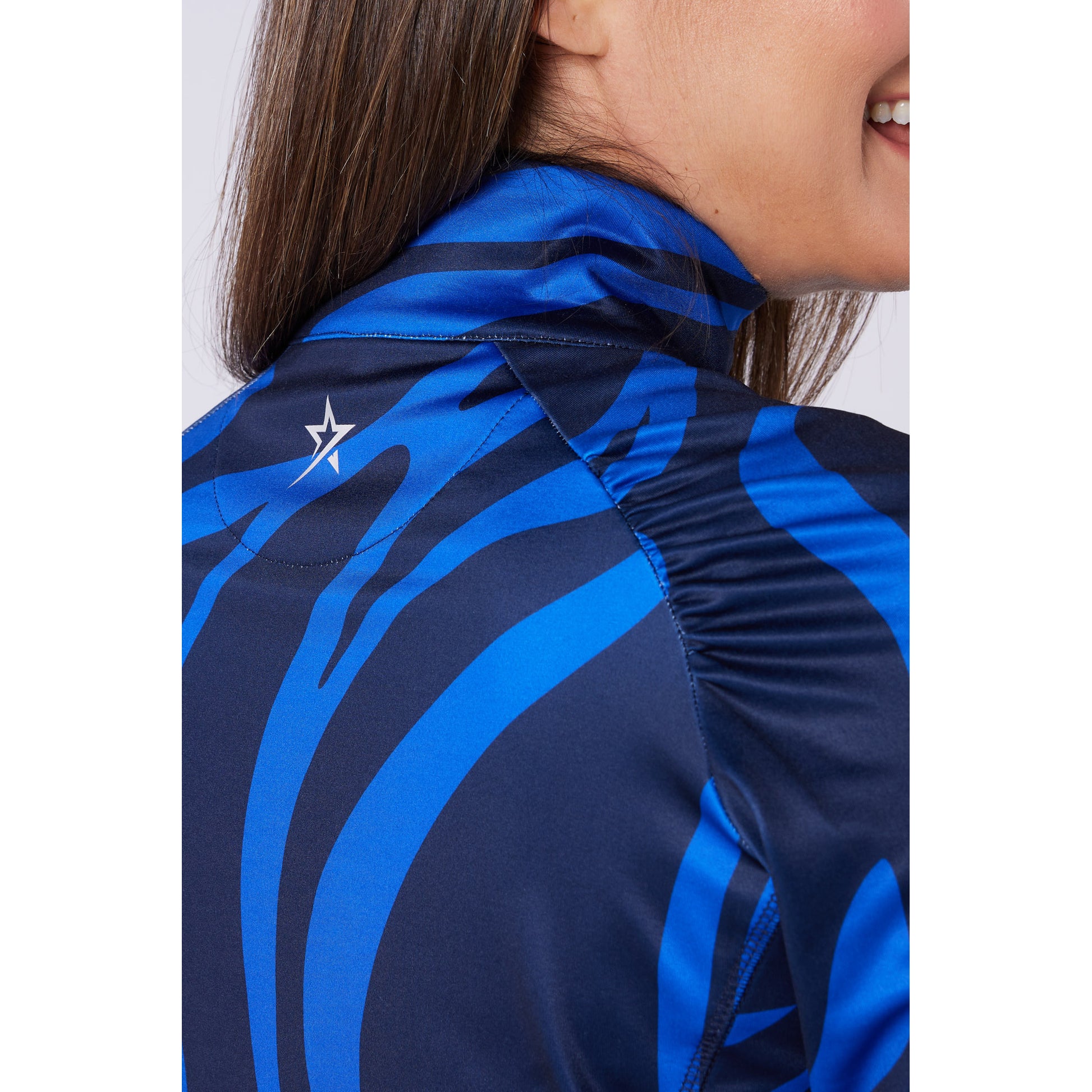 Swing Out Sister Ladies Mid-Layer Top with Contrast 1/4 Zip