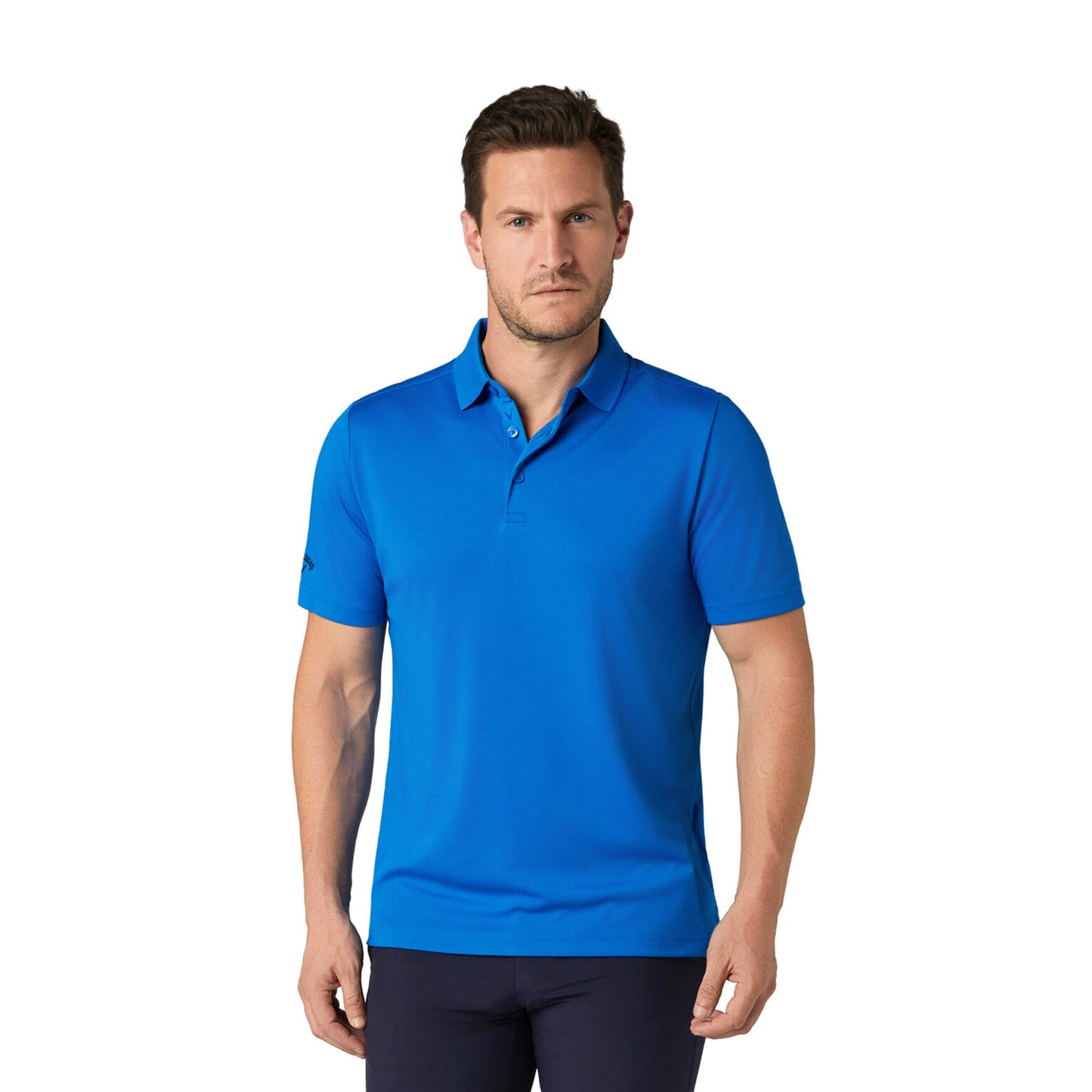 Callaway Mens Short Sleeve Solid Polo