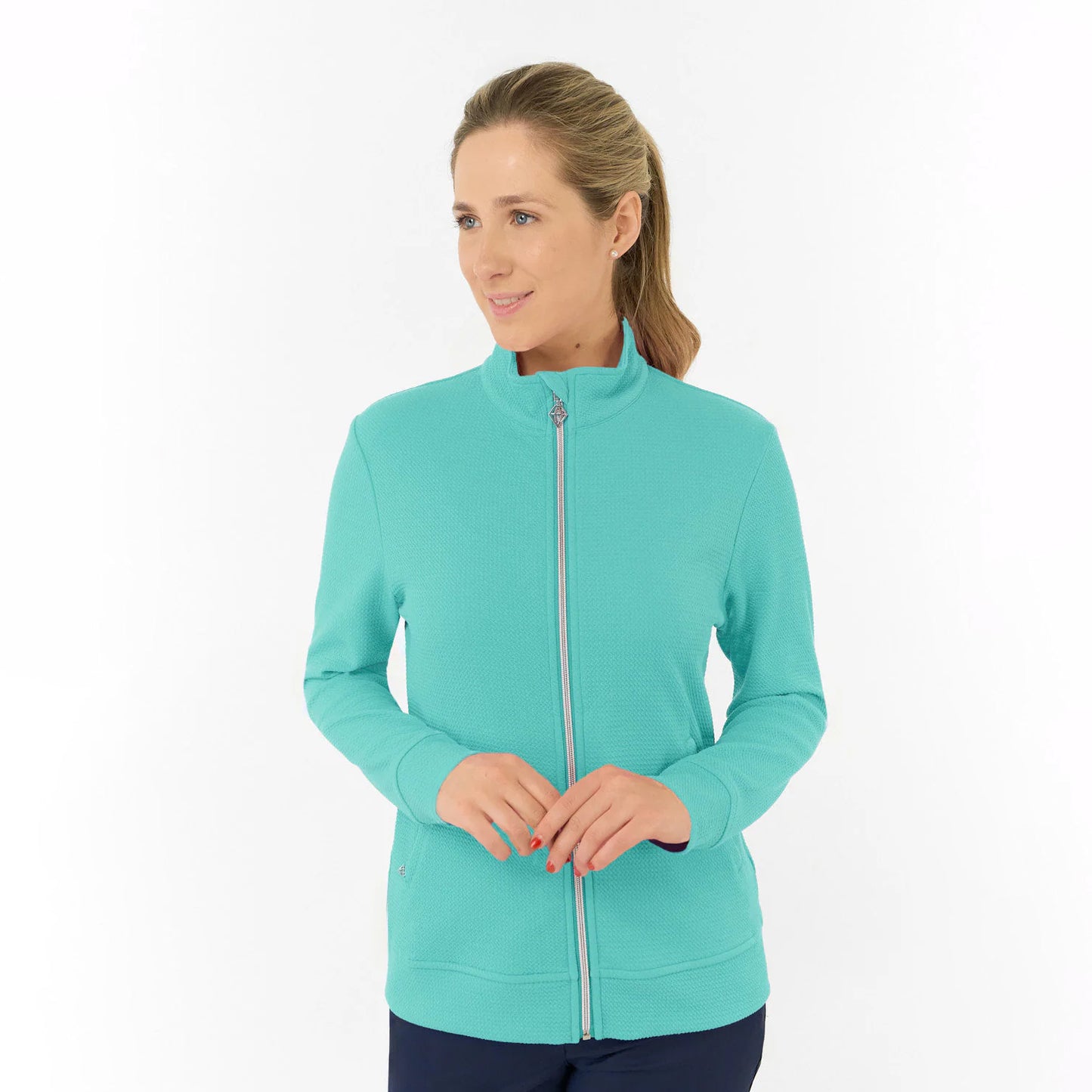 Pure Ladies Textured Jacket – Refined Texture Meets All-Season Performance