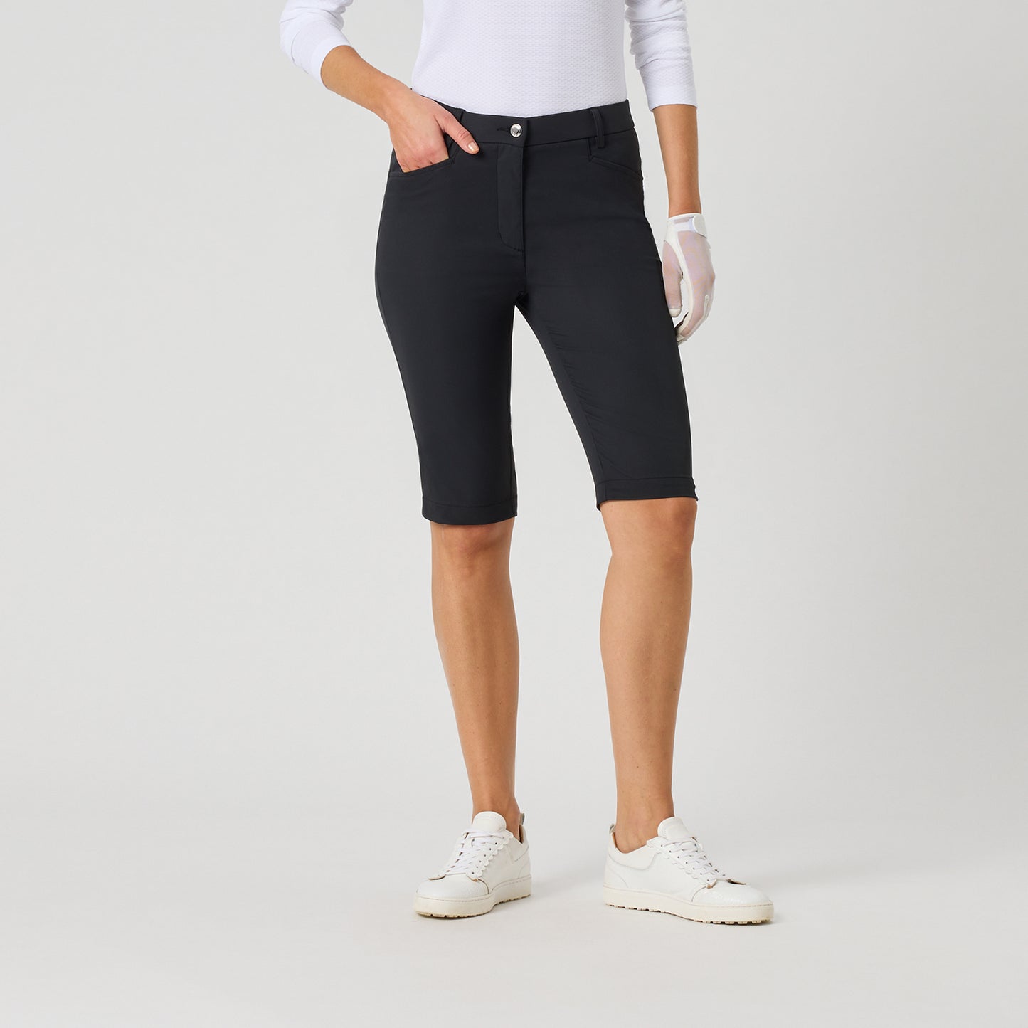 Daily Sports Ladies Bermuda Shorts in Black - Comfort in Motion