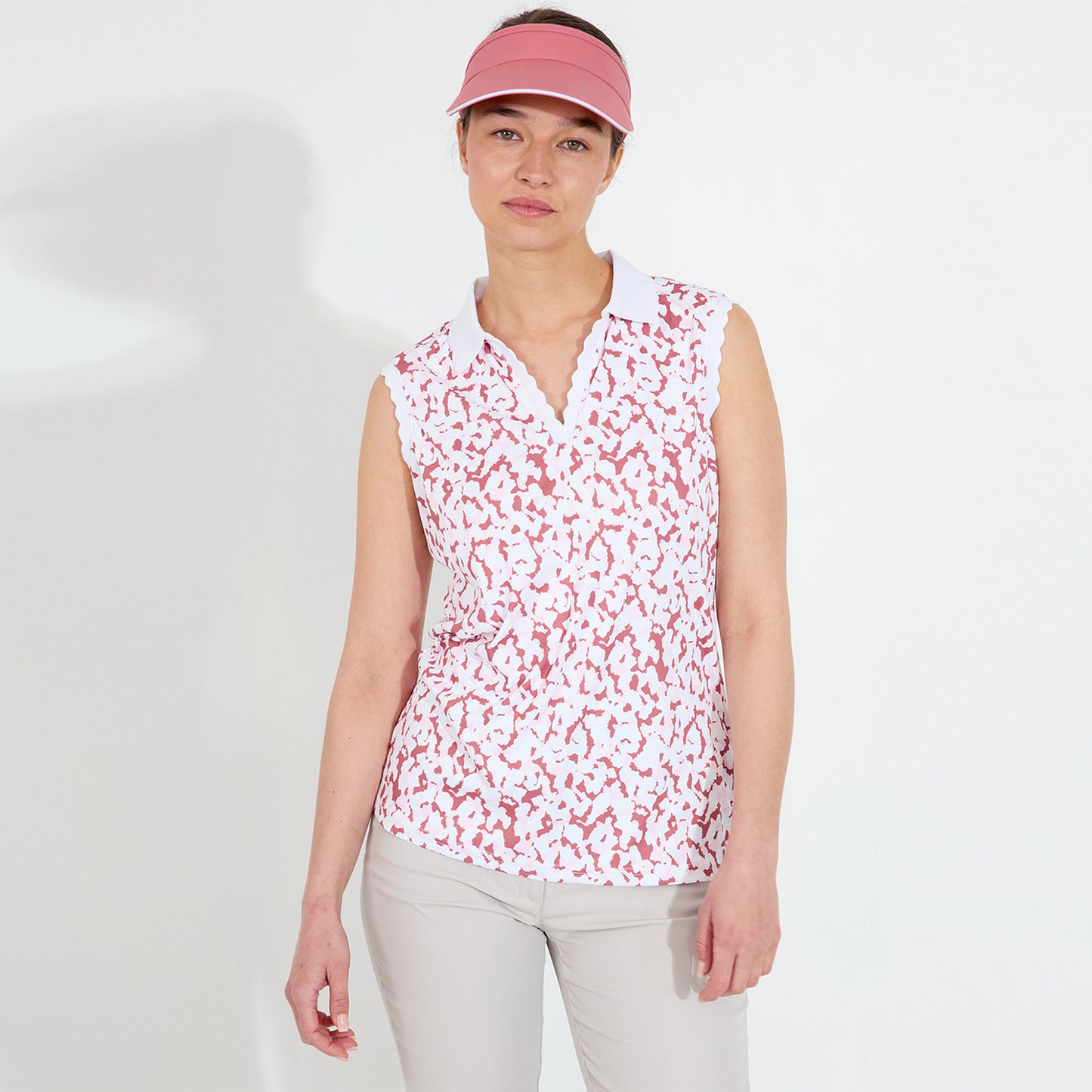 Abacus Ladies DryCool Sleeveless Polo - Lightweight & Sun-Smart