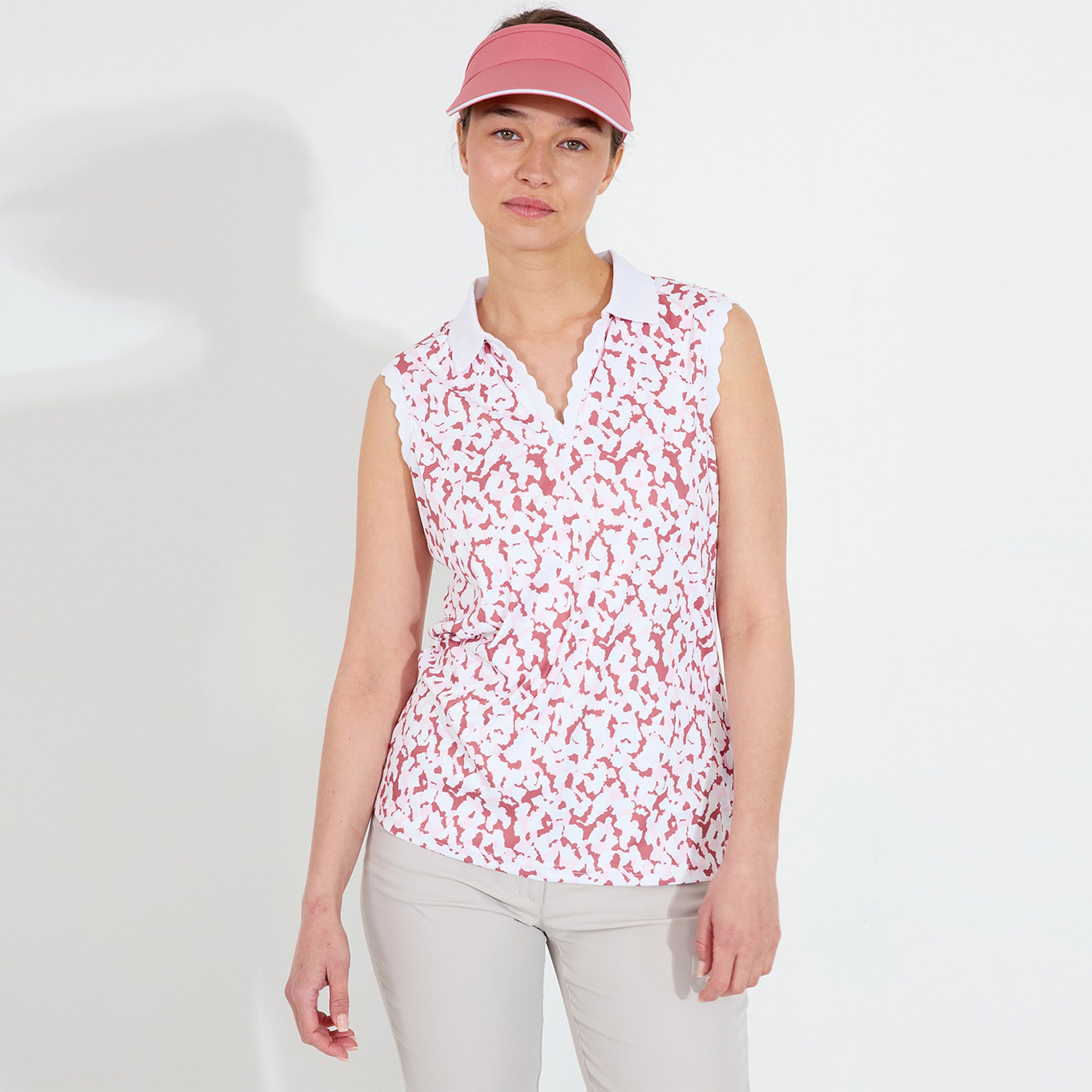 Abacus Ladies DryCool Sleeveless Polo - Lightweight & Sun-Smart