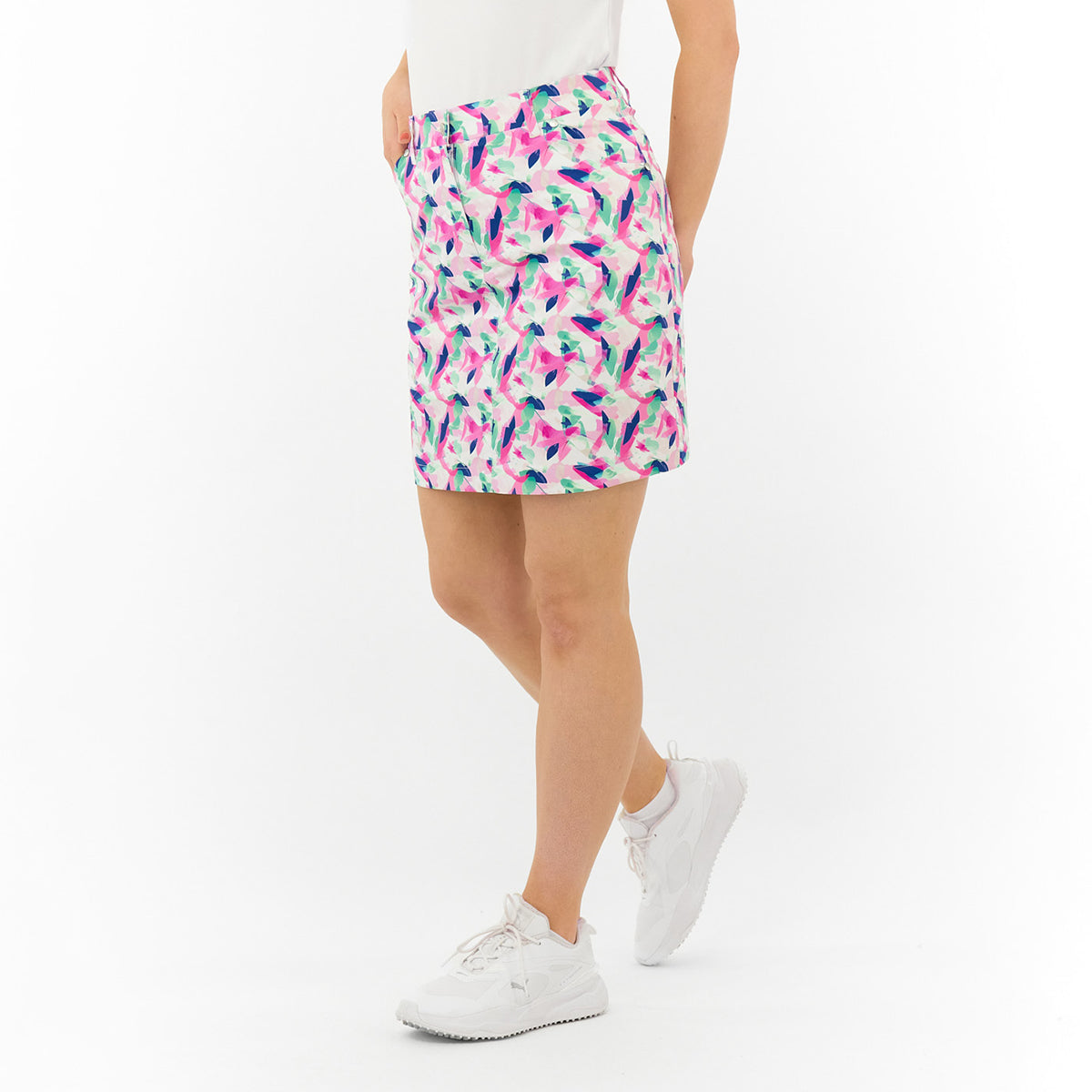 Pure Golf Ladies Skort - A Multi-Coloured Summer Escape
