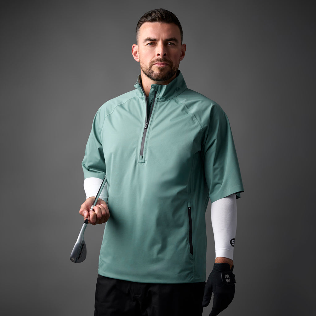 Sunderland Mens Lightweight Waterproof Half Sleeve Windshirt with Lifetime Guarantee