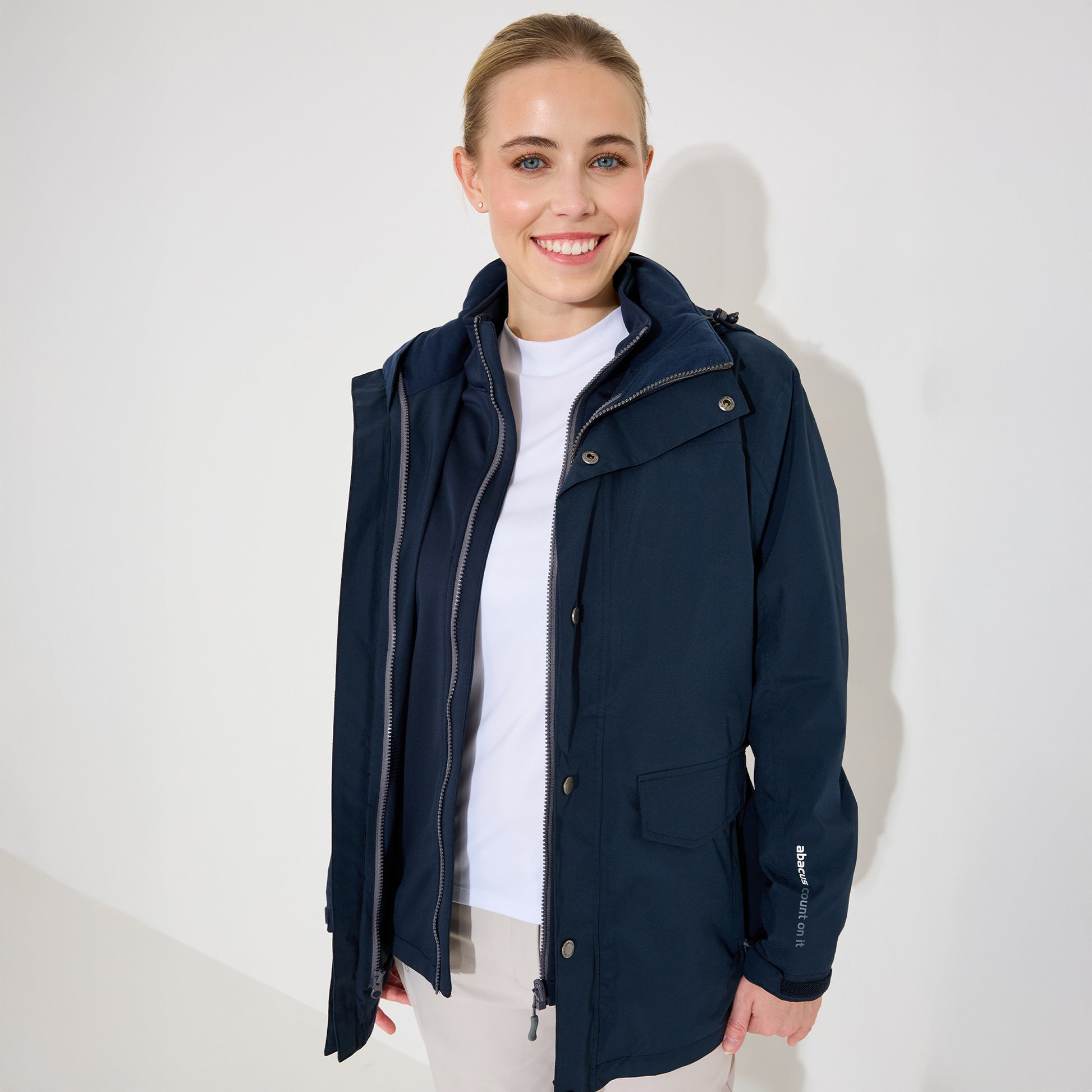 Abacus Ladies Staff 3-in1 Jacket in Navy
