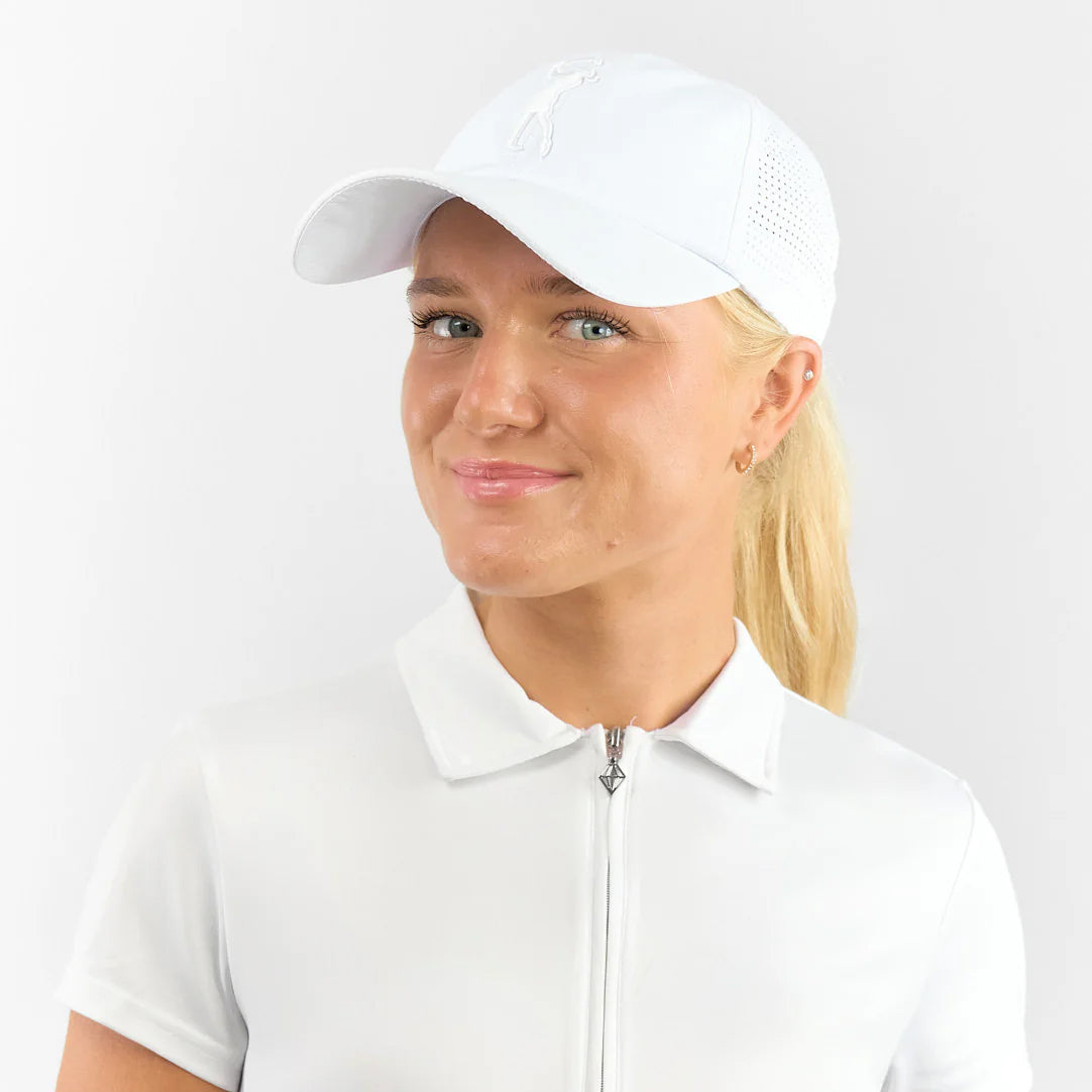 Surprizeshop Ladies Vented Golf Cap with Magnetic Ball Marker