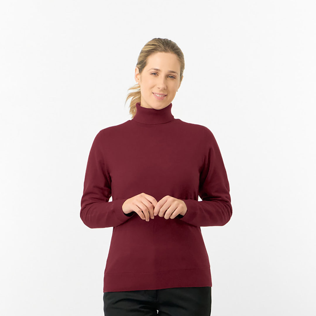 Pure Golf Ladies Super Soft Fur Lined Roll Neck