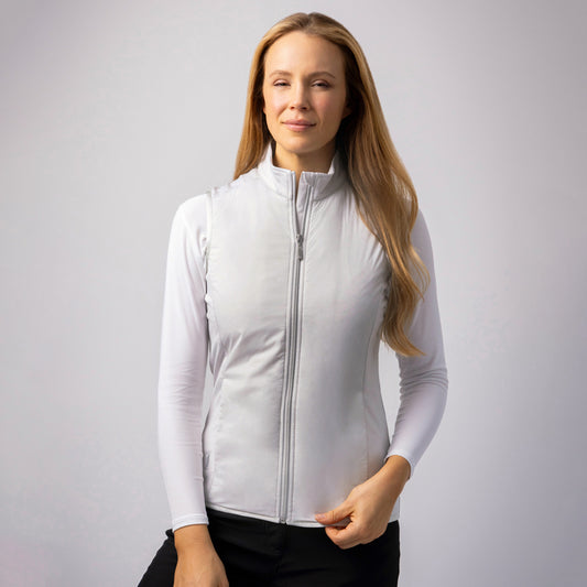 Glenmuir Ladies Thermal Gilet with Subtle Diamond Print
