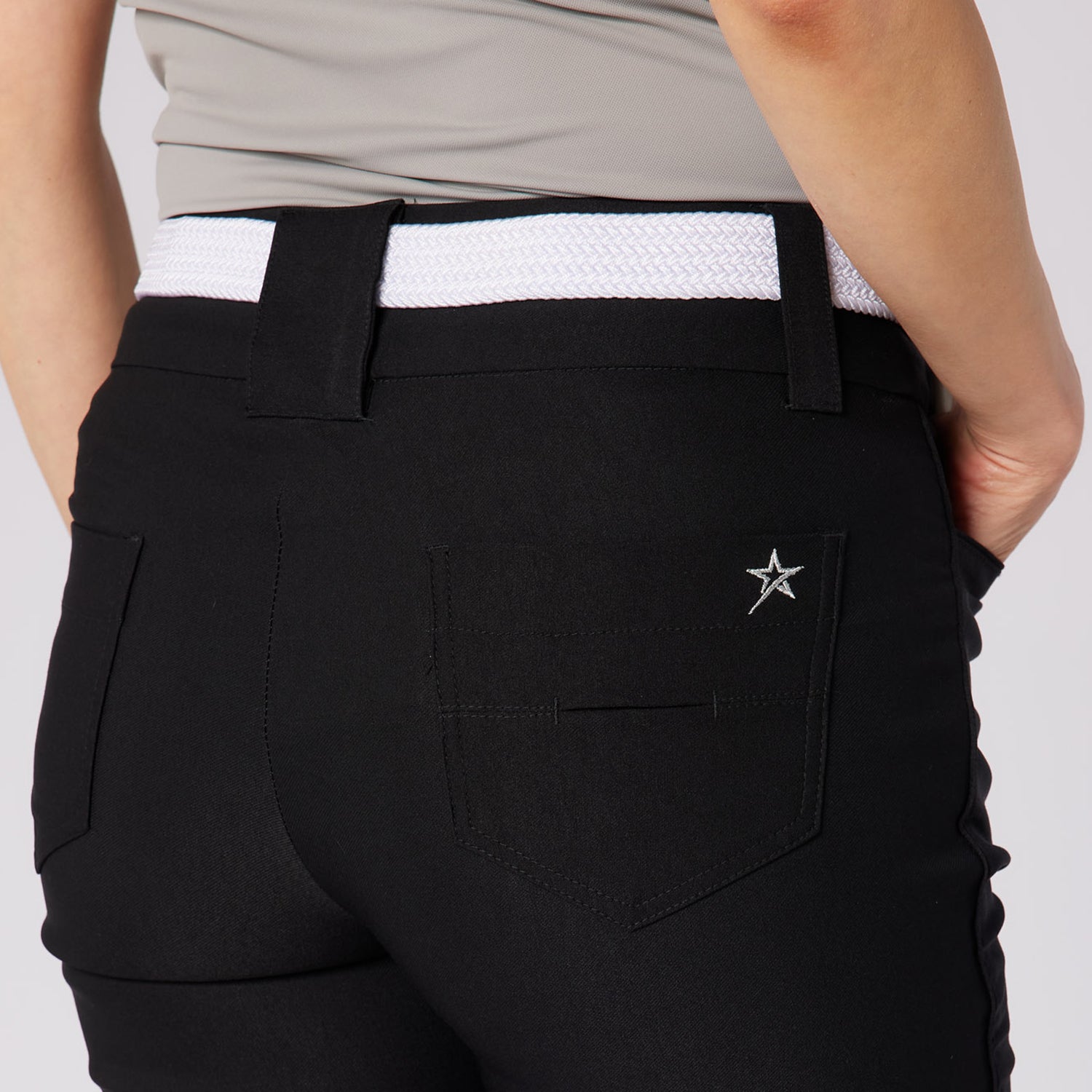 Swing Out Sister Ladies Core Black 7/8 Golf Trousers