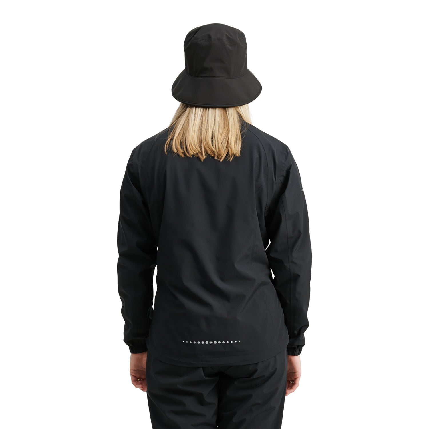 Abacus Ladies Links Stretch Rain Jacket in Black