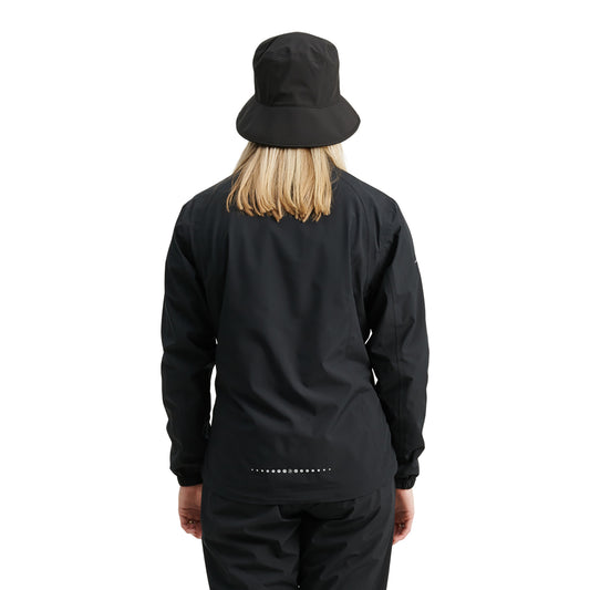 Abacus Ladies Links Stretch Rain Jacket in Black