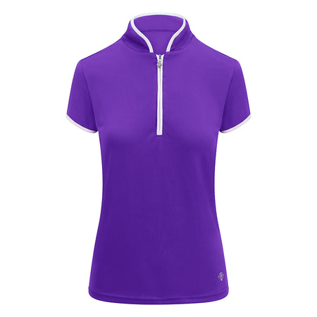 ladies purple polo shirt