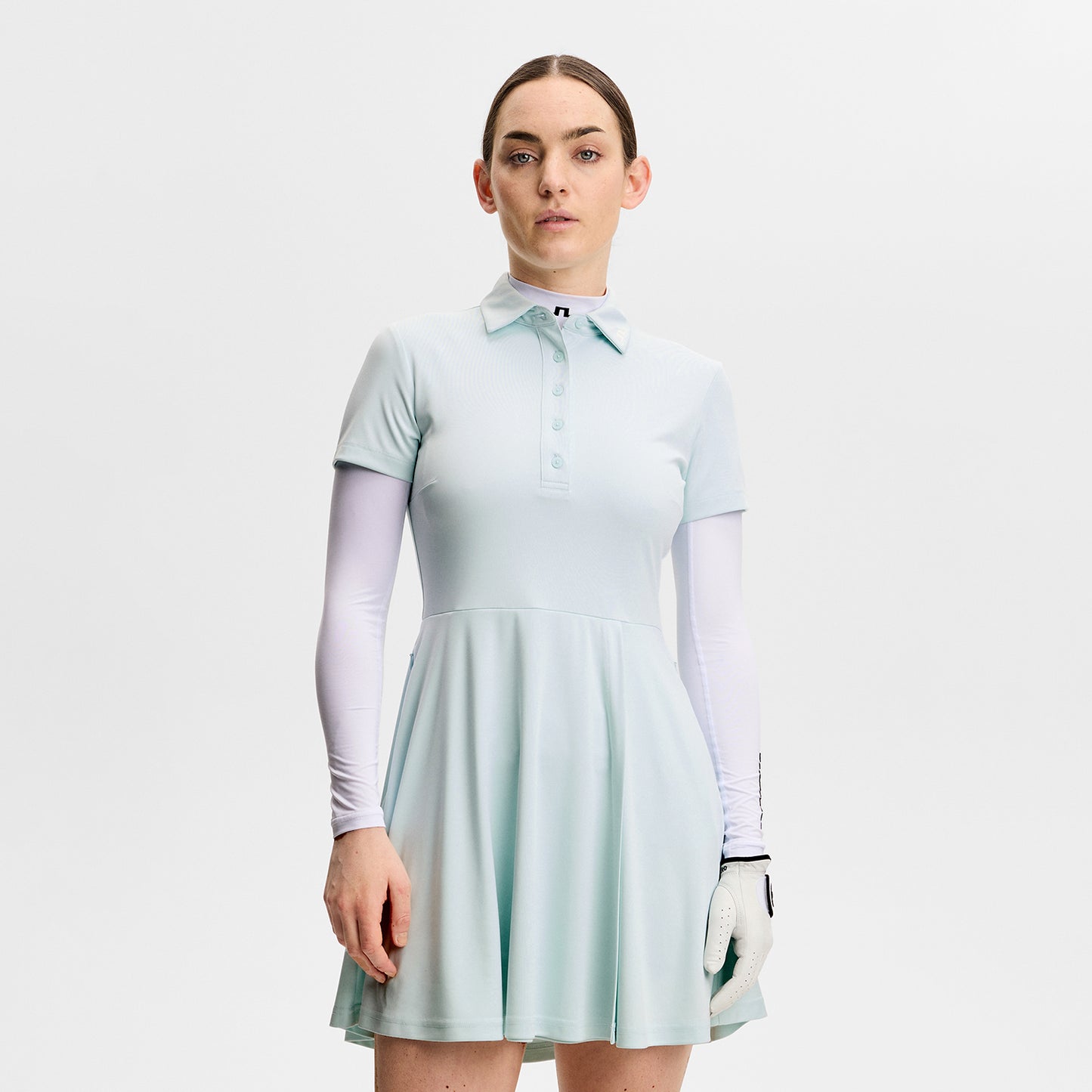 J.Lindeberg Ladies Short Sleeve Dress - Where Performance Meets Feminine Style