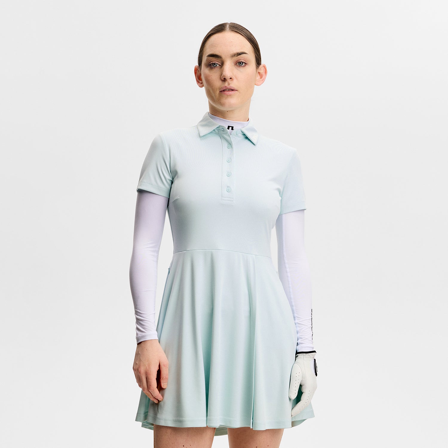 J.Lindeberg Ladies Short Sleeve Dress - Where Performance Meets Feminine Style